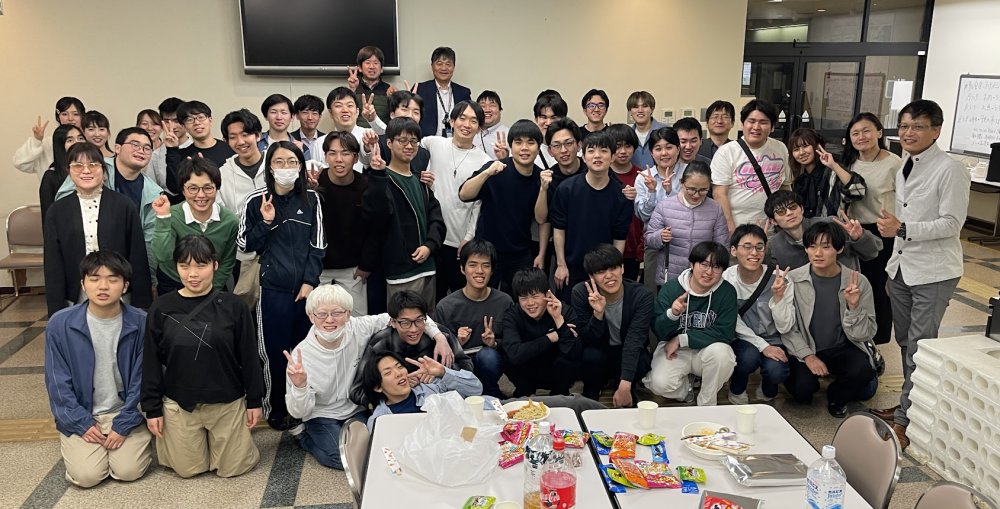 2026年学科新歓での集合写真